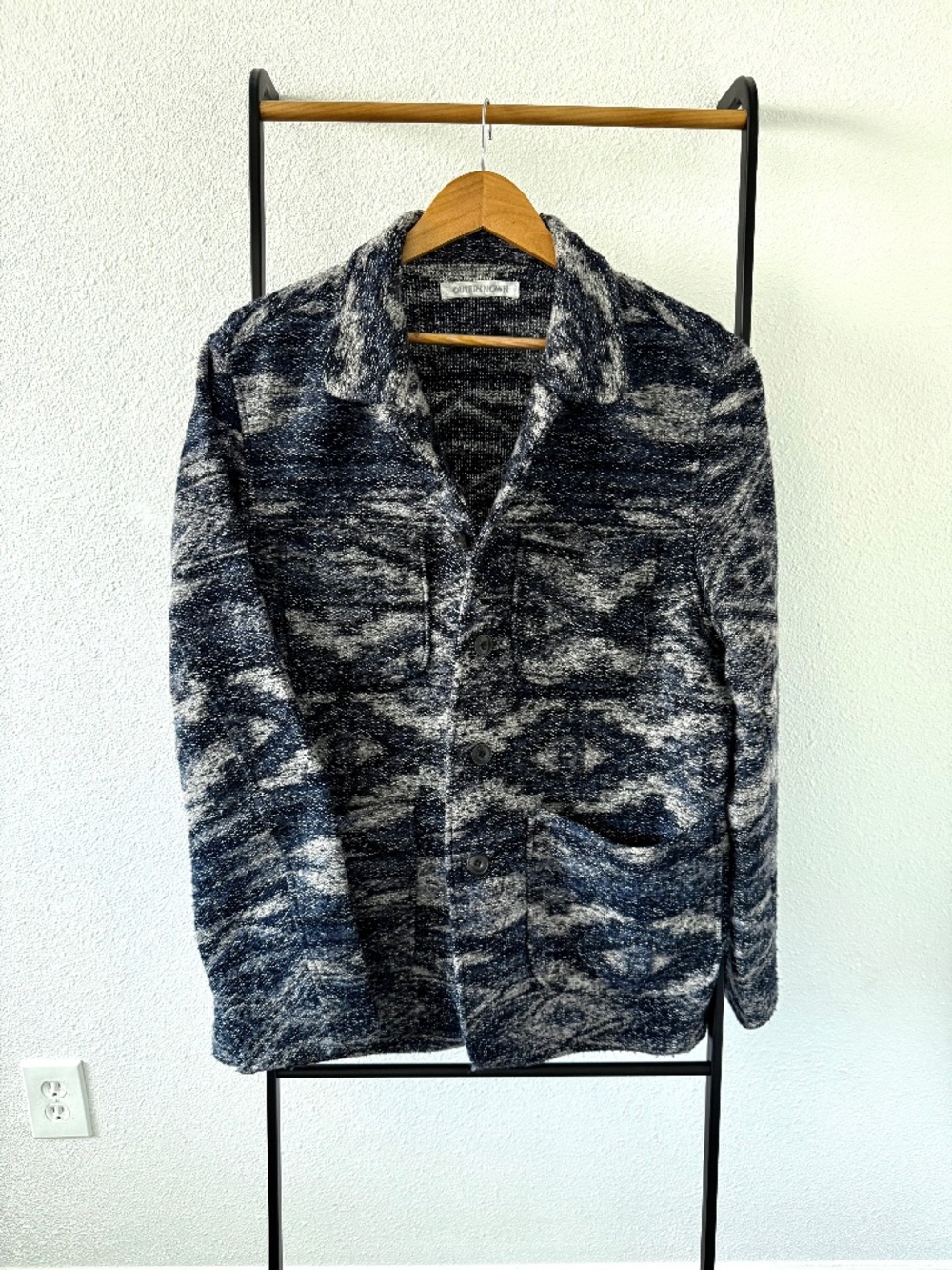 Outerknown Pacifica Jacquard Chore Jacket - Indigo